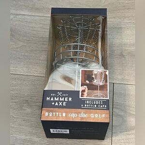 Hammer + Axe Silver Bottle Cap Disc Golf Game New